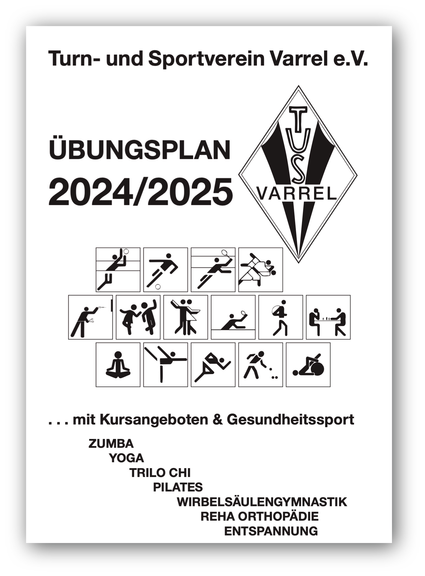 Übungsplan 2024/2025